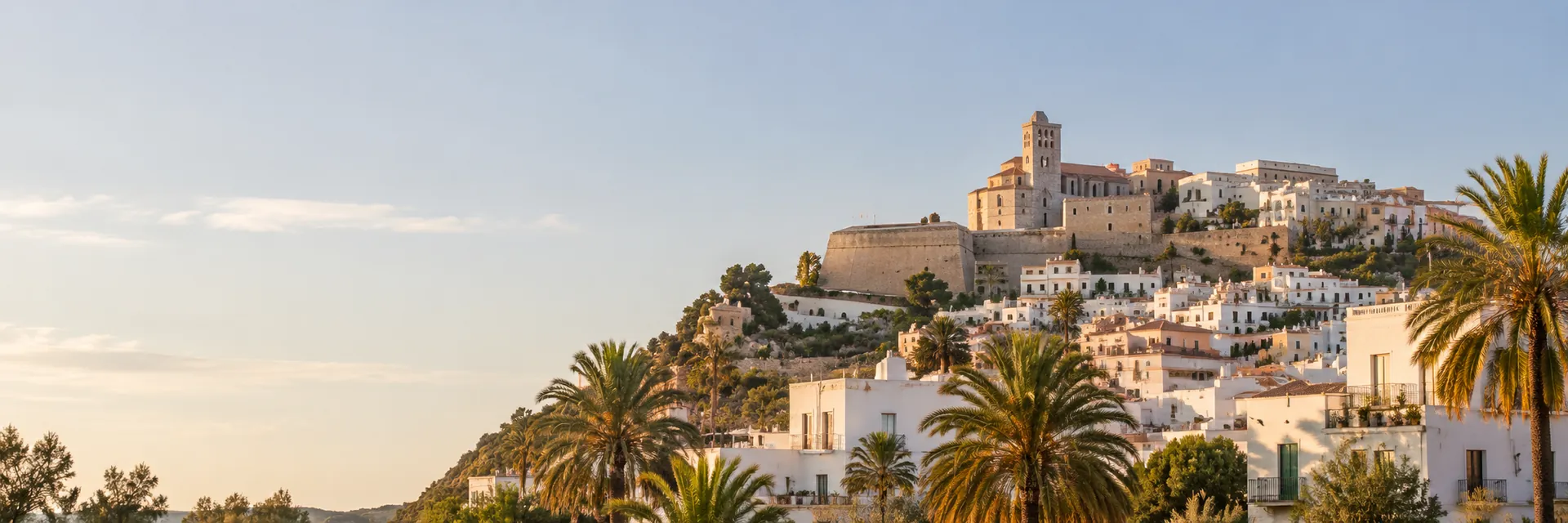 Vista panorámica de Dalt Vila, Ibiza
